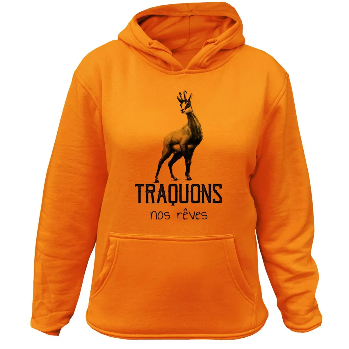 Sweat Chasseresse Chamois – Traquons nos rêves