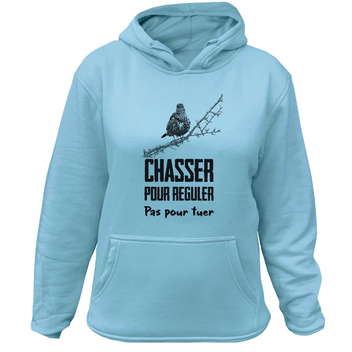 Sweat Chasseresse Perdrix – Chasser pour réguler pas pour tuer