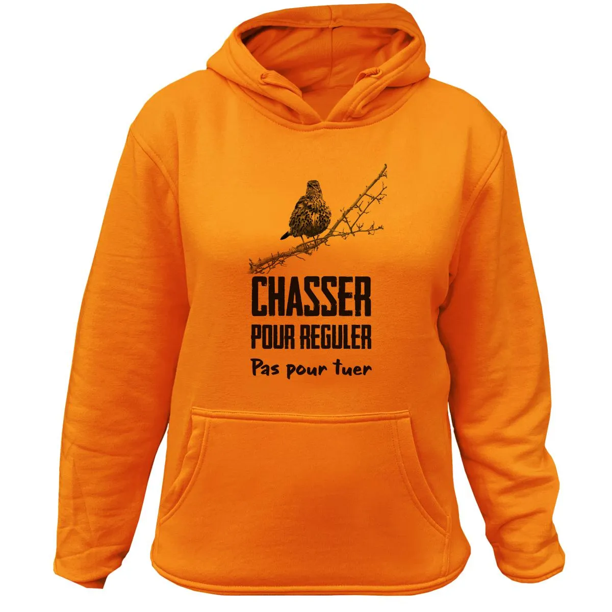 Sweat Chasseresse Perdrix – Chasser pour réguler pas pour tuer