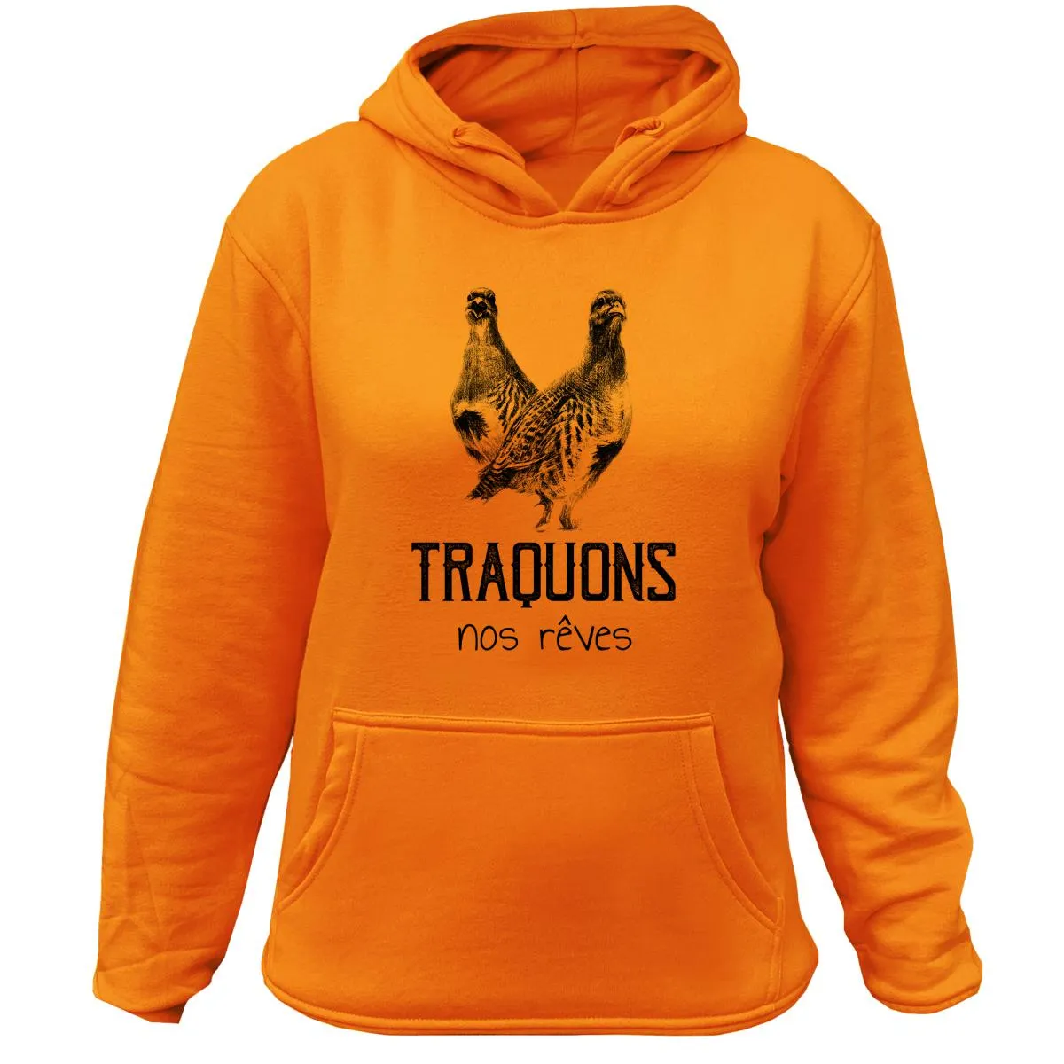 Sweat Chasseresse Perdrix – Traquons nos rêves