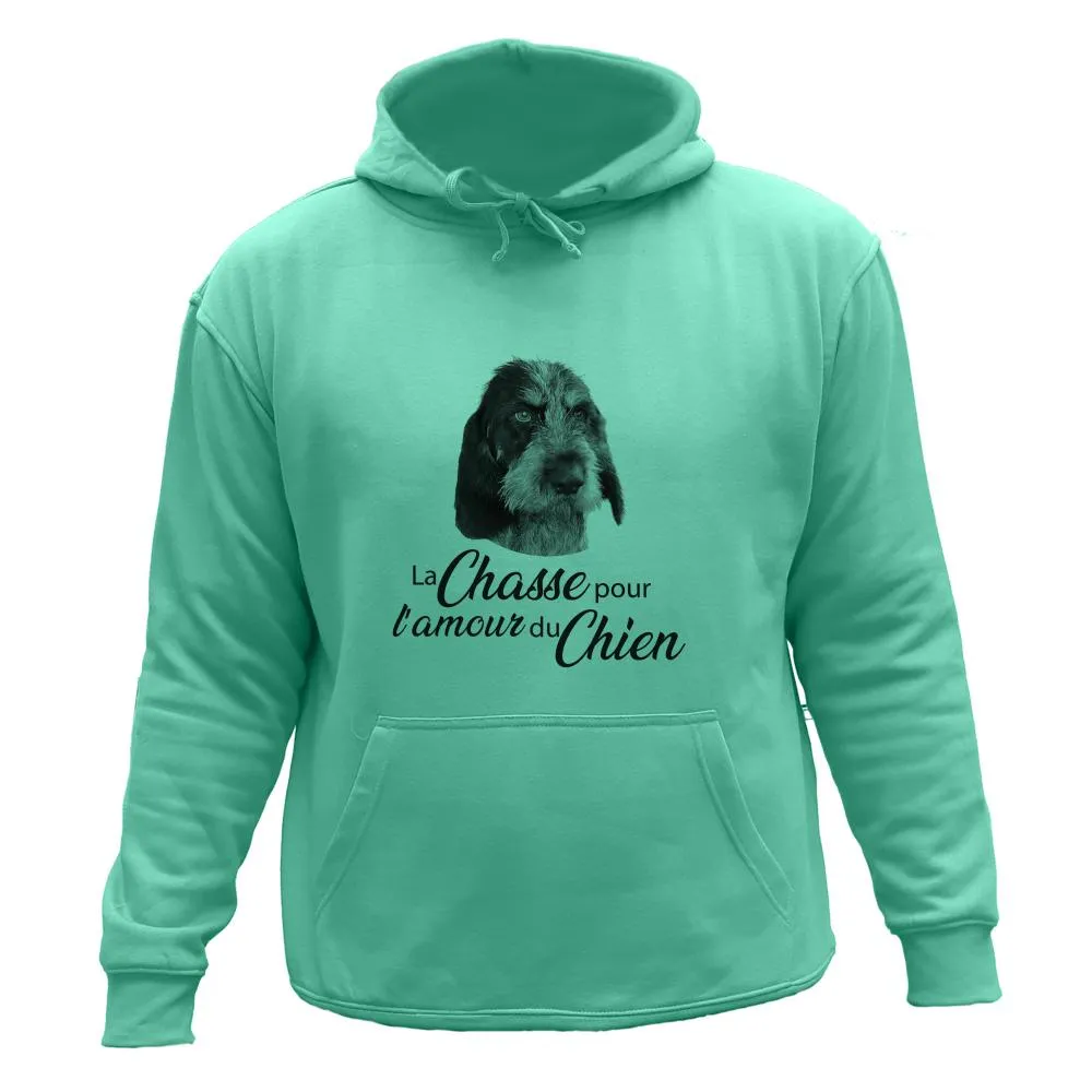 Sweat de chasse – Pour l’amour du Griffon Bleu de Gascogne