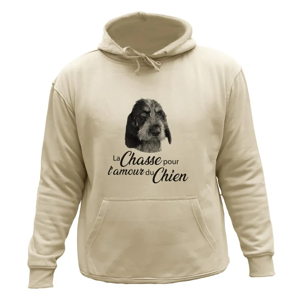 Sweat de chasse – Pour l’amour du Griffon Bleu de Gascogne