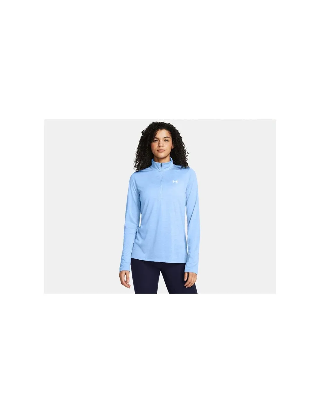 Sweat Fitness Under Armour Femme from Tech 1/2 Zip- Twist Blue