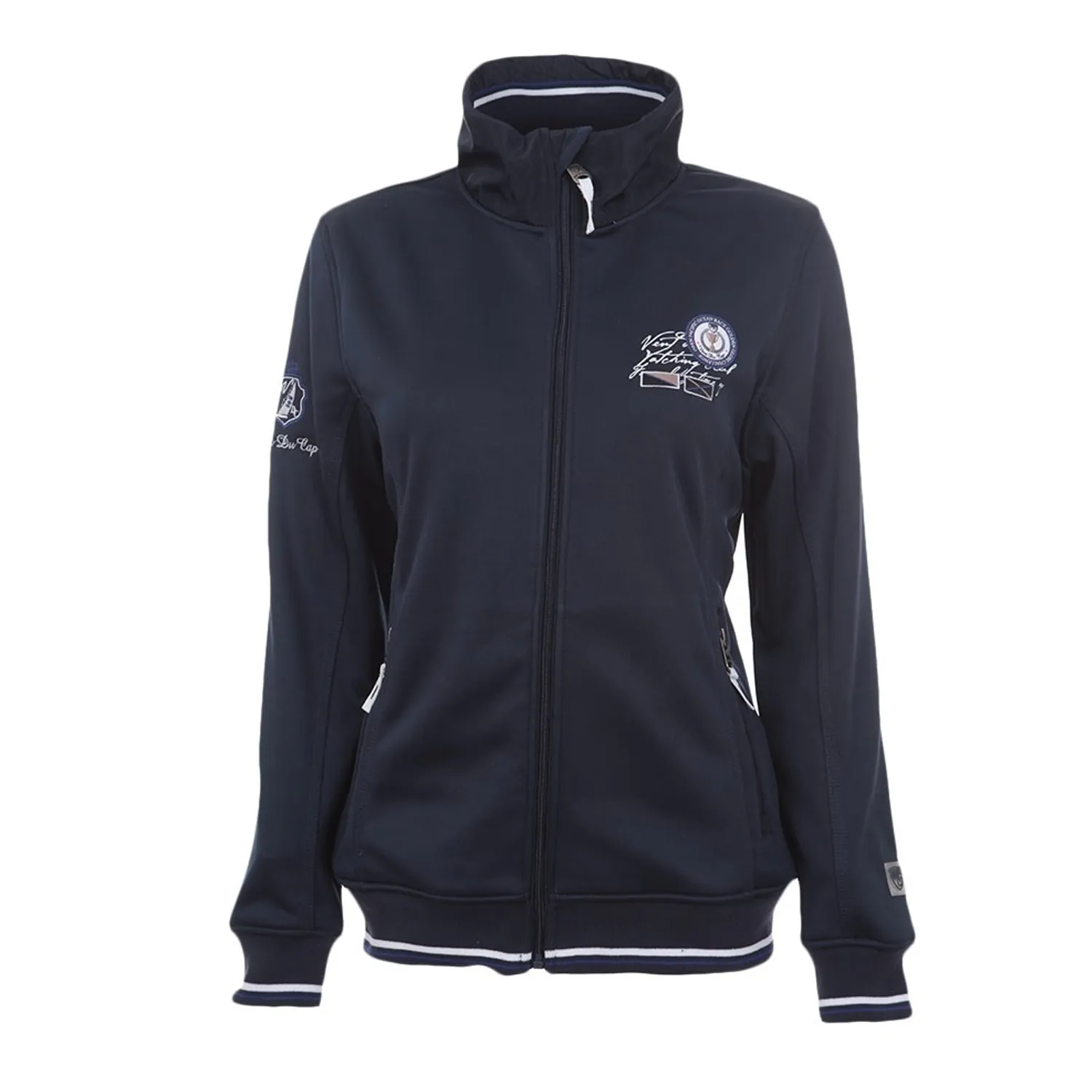 Sweat full zip polaire Femme ACELO/WZ marine