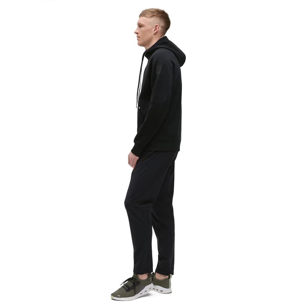 Sweat Homme On Running Zipped Black