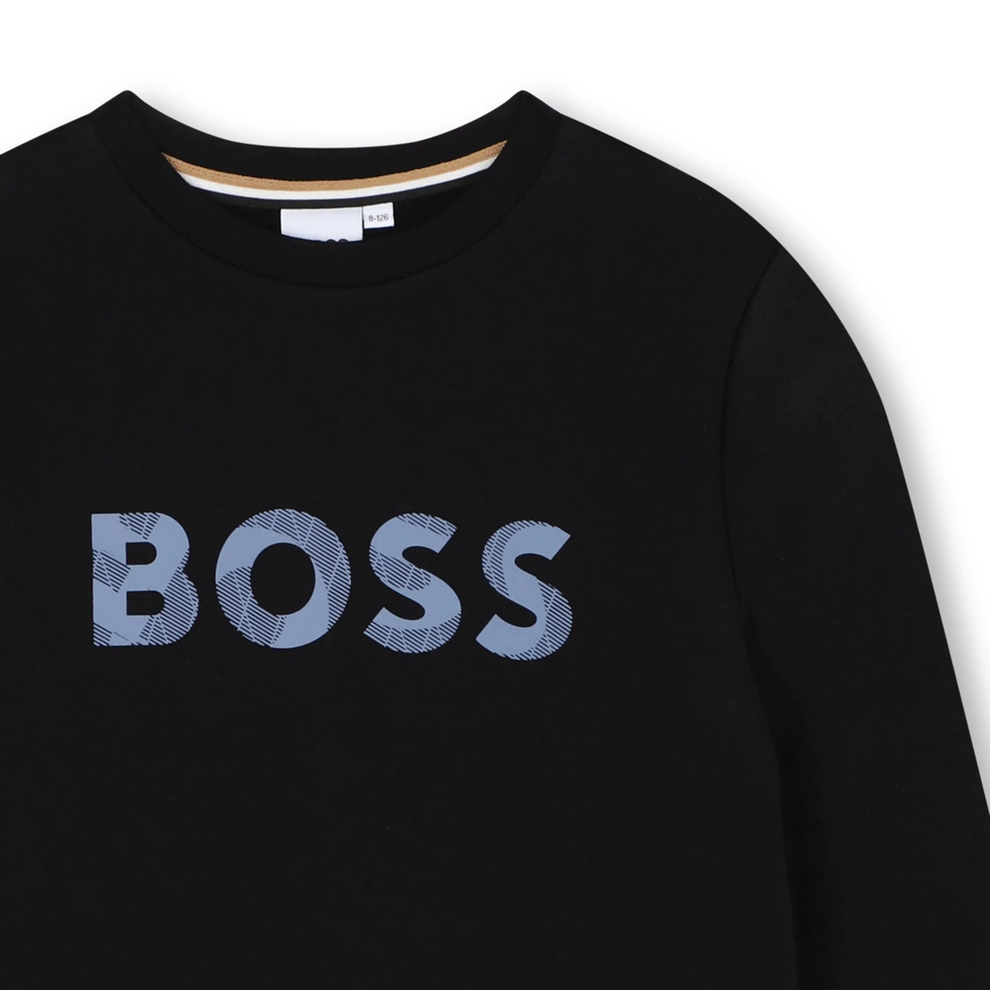 Sweat noir Logo garon Boss H24