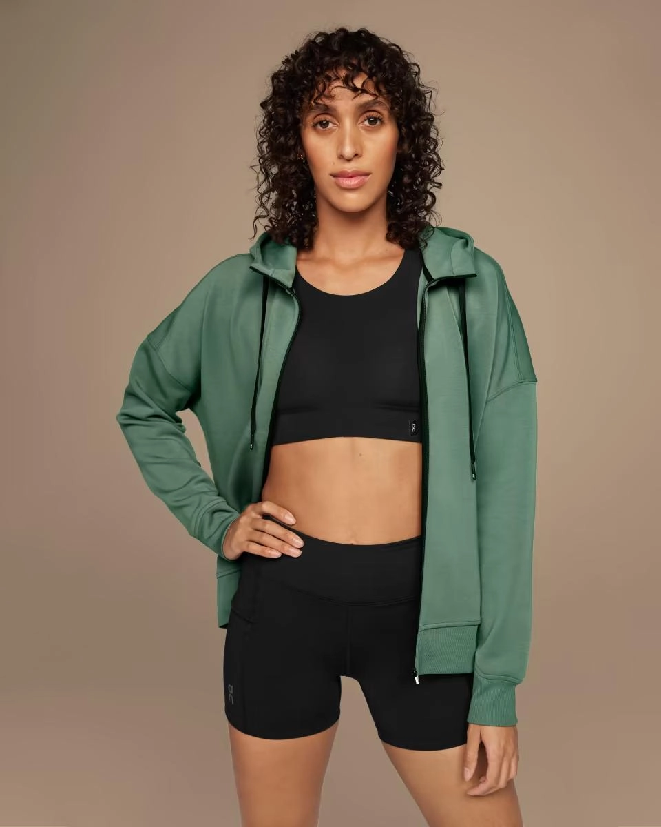 Sweat On Running Femme Zipped Ivy