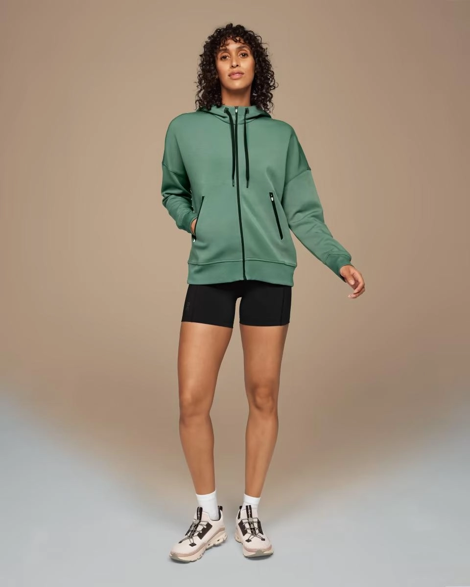 Sweat On Running Femme Zipped Ivy