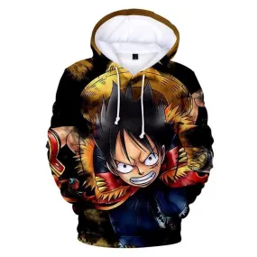 Sweat One Piece  Capitaine Luffy