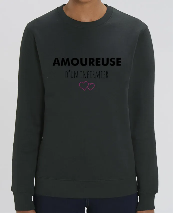 Sweat-shirt Amoureuse d'un infirmier Par tunetoo