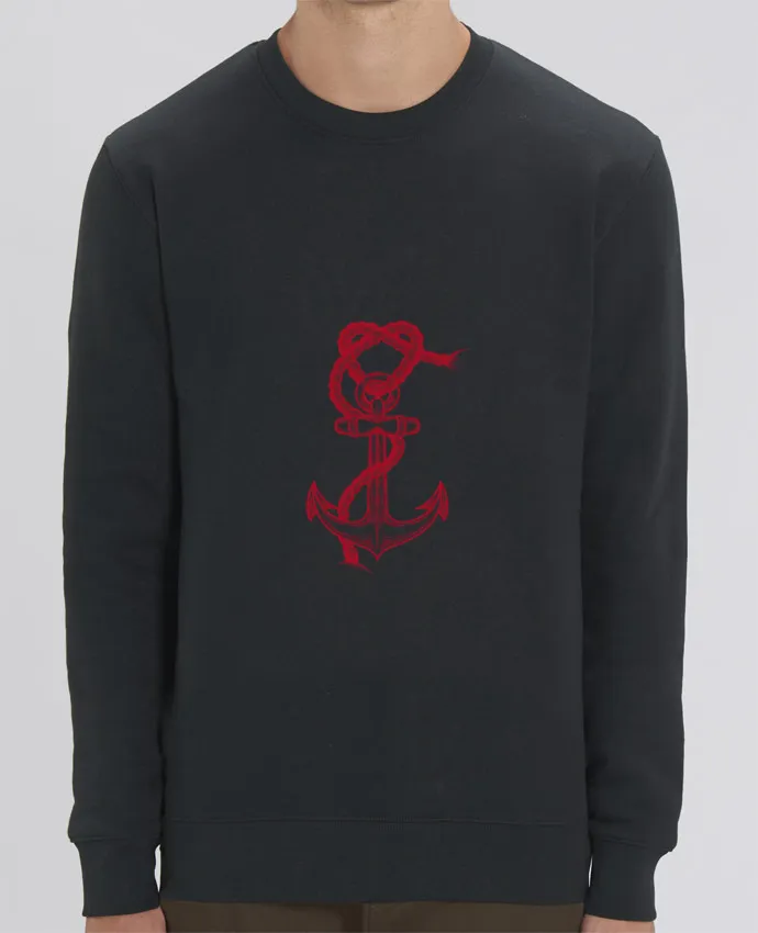 Sweat-shirt Ancre des amours Par IDEE NOIRE