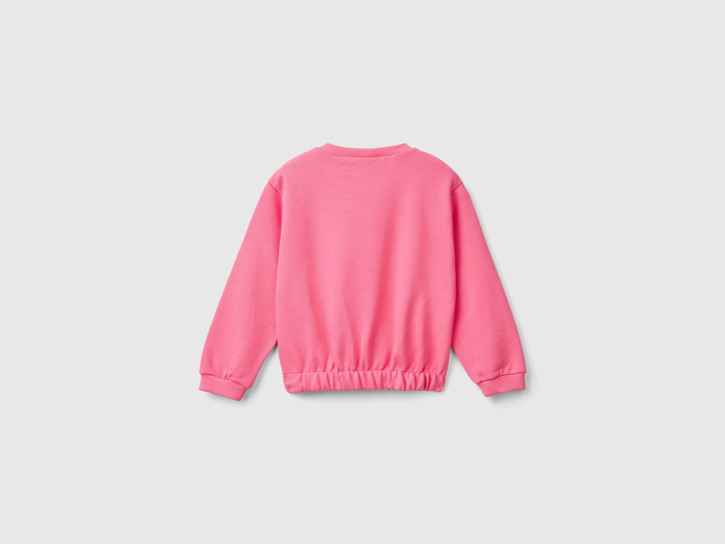 Sweat-shirt Barbie rose avec imprimé laminé