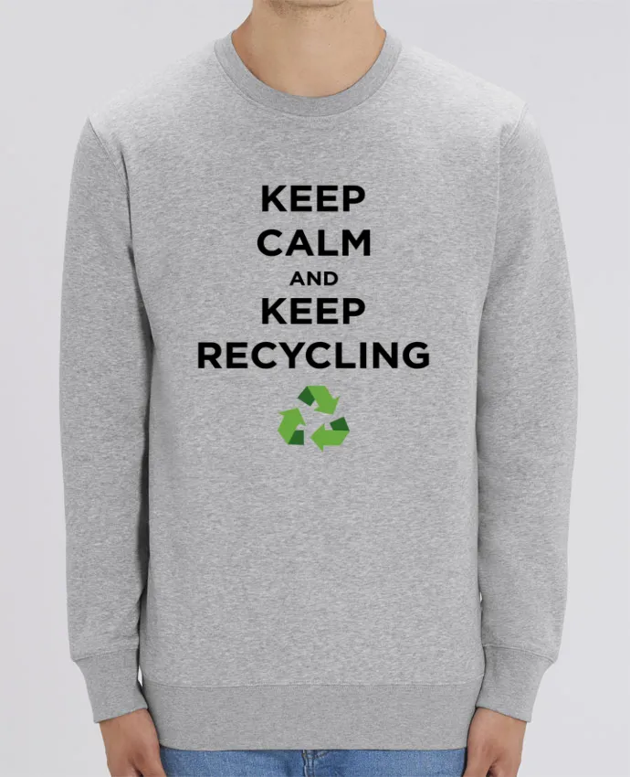 Sweat-shirt Keep calm and keep recycling Par tunetoo