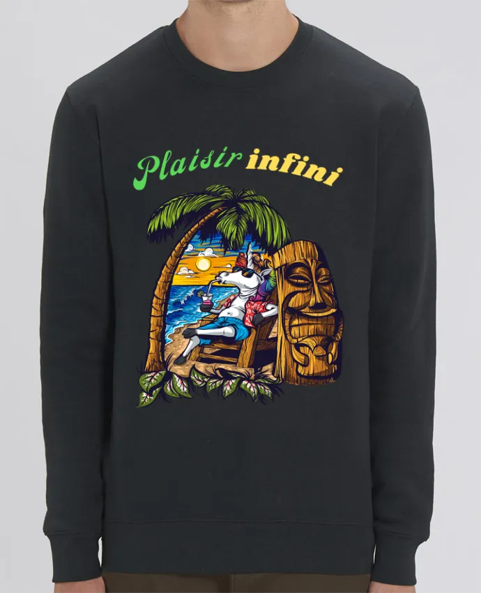 Sweat-shirt LA LICORNE EN VACANCES - PLAISIR INFINI Par PLAISIR INFINI