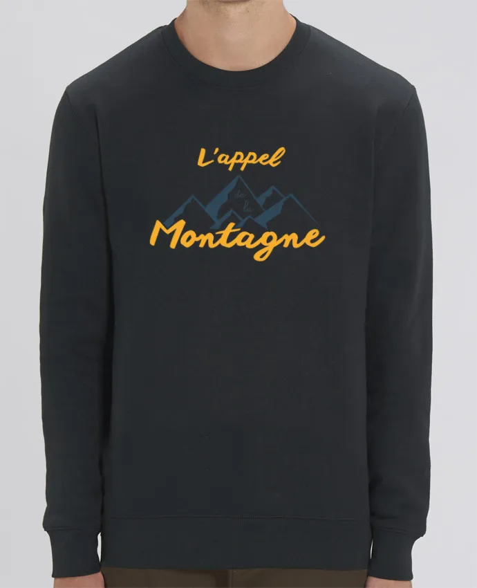 Sweat-shirt L'appel de la montagne - Ski Par tunetoo