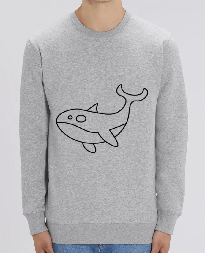 Sweat-shirt Little Orca Par Orcastica