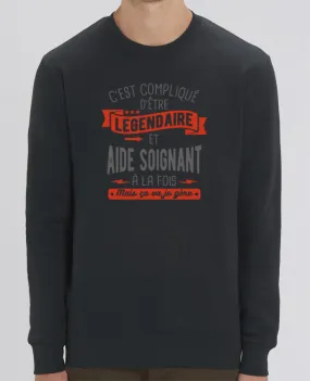 Sweat-shirt Légendaire et aide soignant Par 