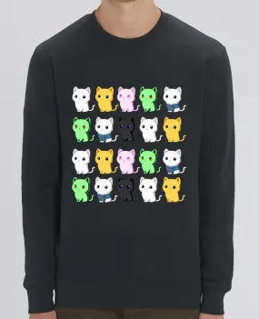 Sweat-shirt Mini gatos de colores Par MaaxLoL