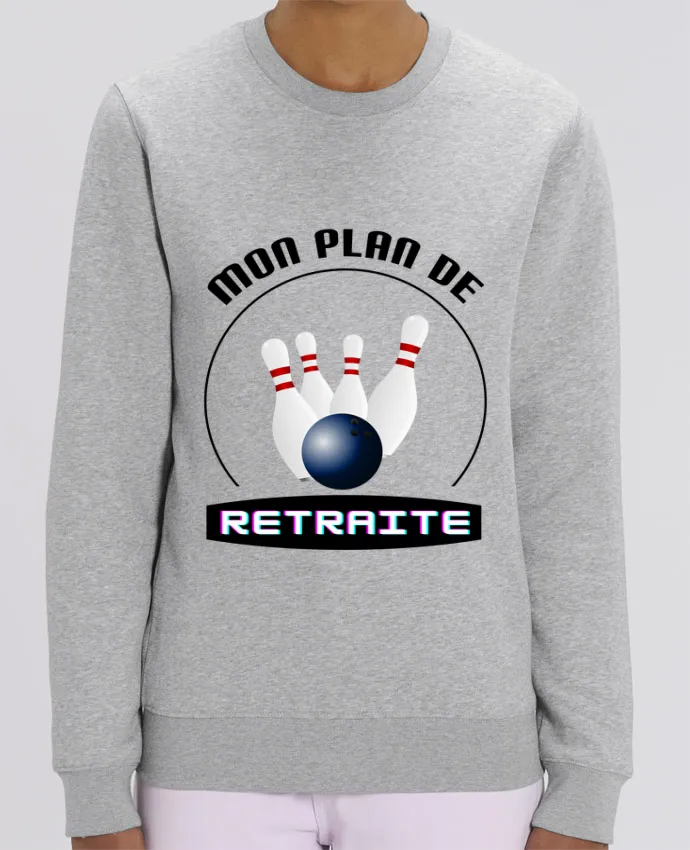 Sweat-shirt Mon plan de retraite bowling - cadeau retraite Par Boxsoo