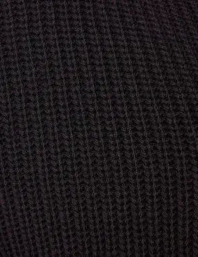 Sweat zippé en maille noir