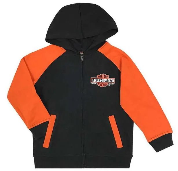 Sweat à capuche Zippé Genuine Enfant Harley-Davidson • Harley-Davidson La Rochelle