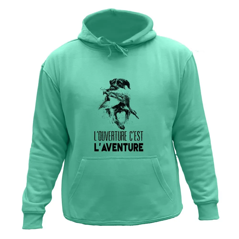 Sweat/pull de chasse – L’ouverture c’est l’aventure Griffon Korthal