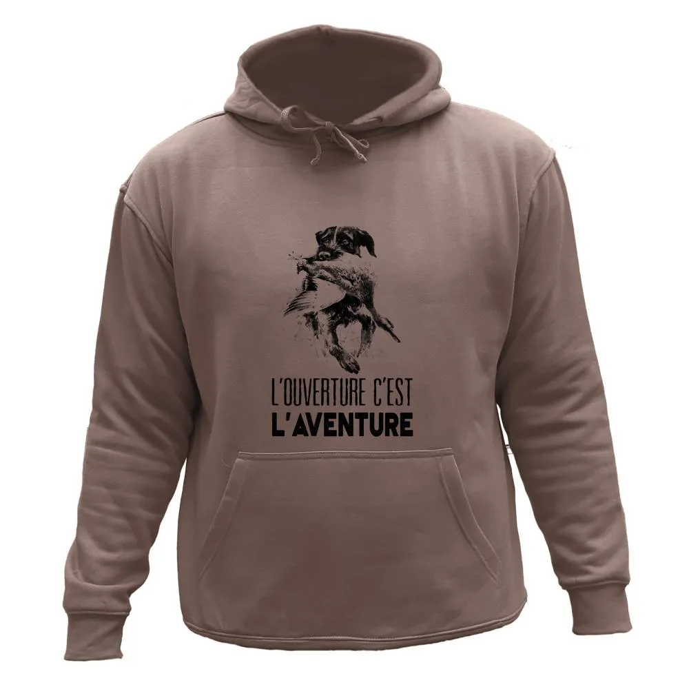 Sweat/pull de chasse – L’ouverture c’est l’aventure Griffon Korthal