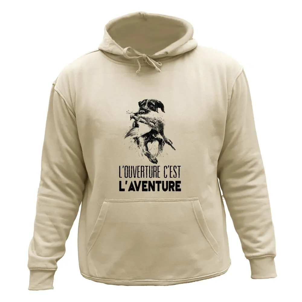 Sweat/pull de chasse – L’ouverture c’est l’aventure Griffon Korthal