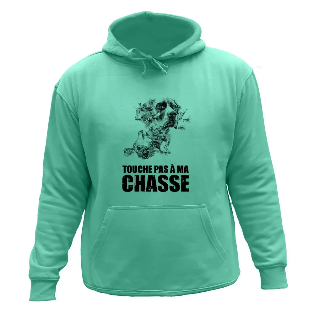 Sweat/pull de chasse – Touche pas à ma chasse Braque