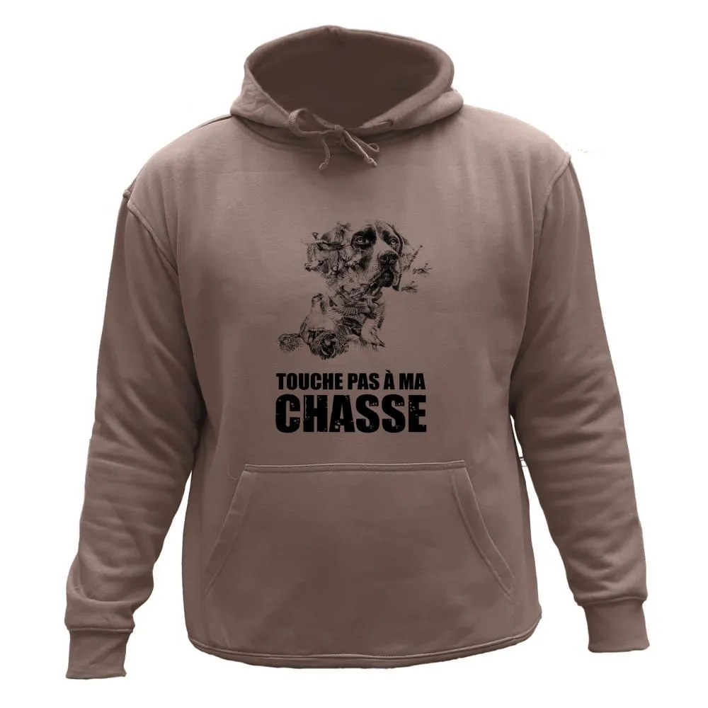 Sweat/pull de chasse – Touche pas à ma chasse Braque