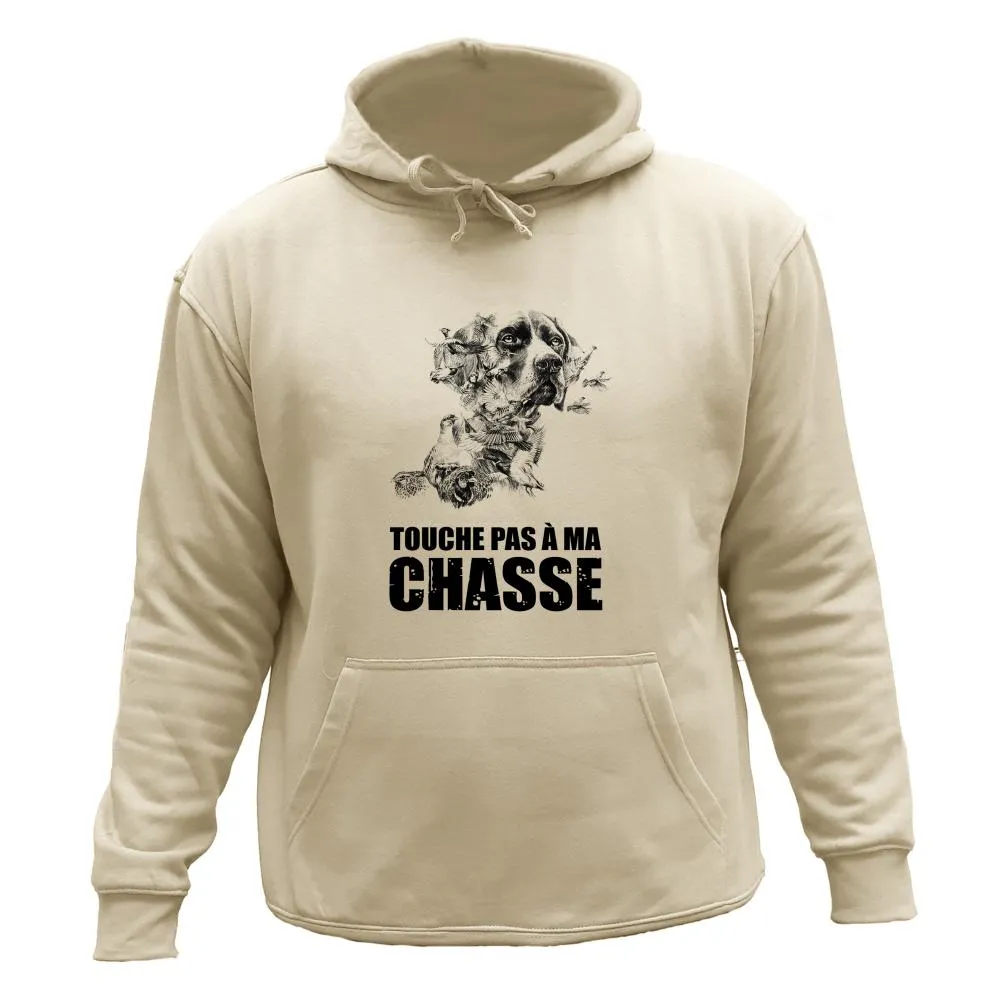 Sweat/pull de chasse – Touche pas à ma chasse Braque