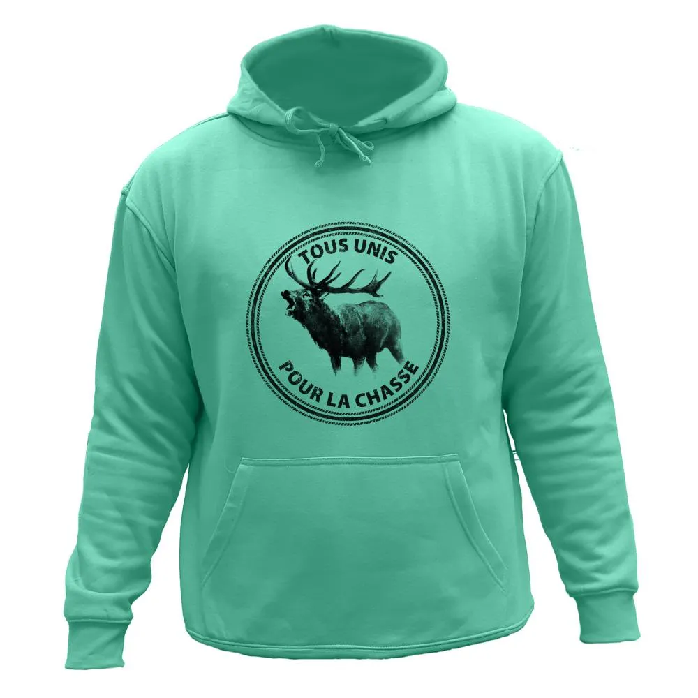 Sweat/pull de chasse – Tous unis pour la chasse Cerf