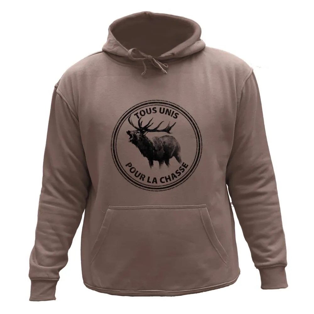 Sweat/pull de chasse – Tous unis pour la chasse Cerf