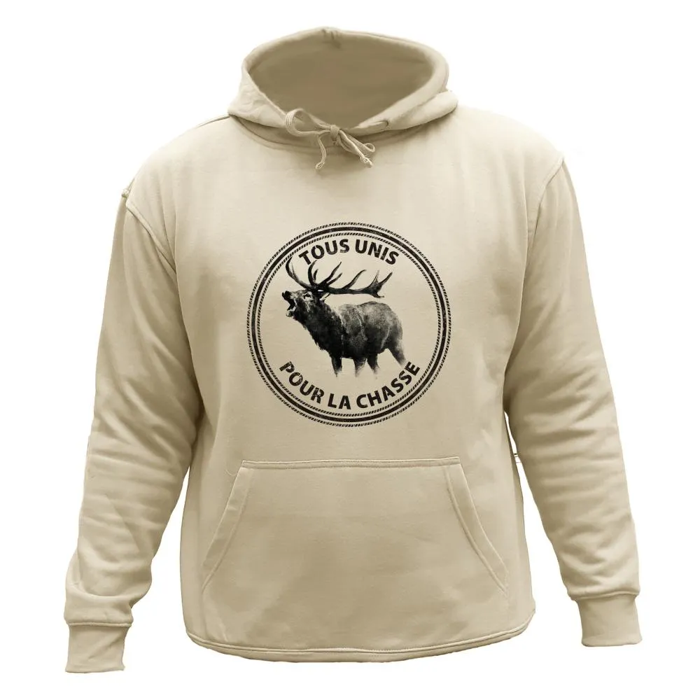 Sweat/pull de chasse – Tous unis pour la chasse Cerf