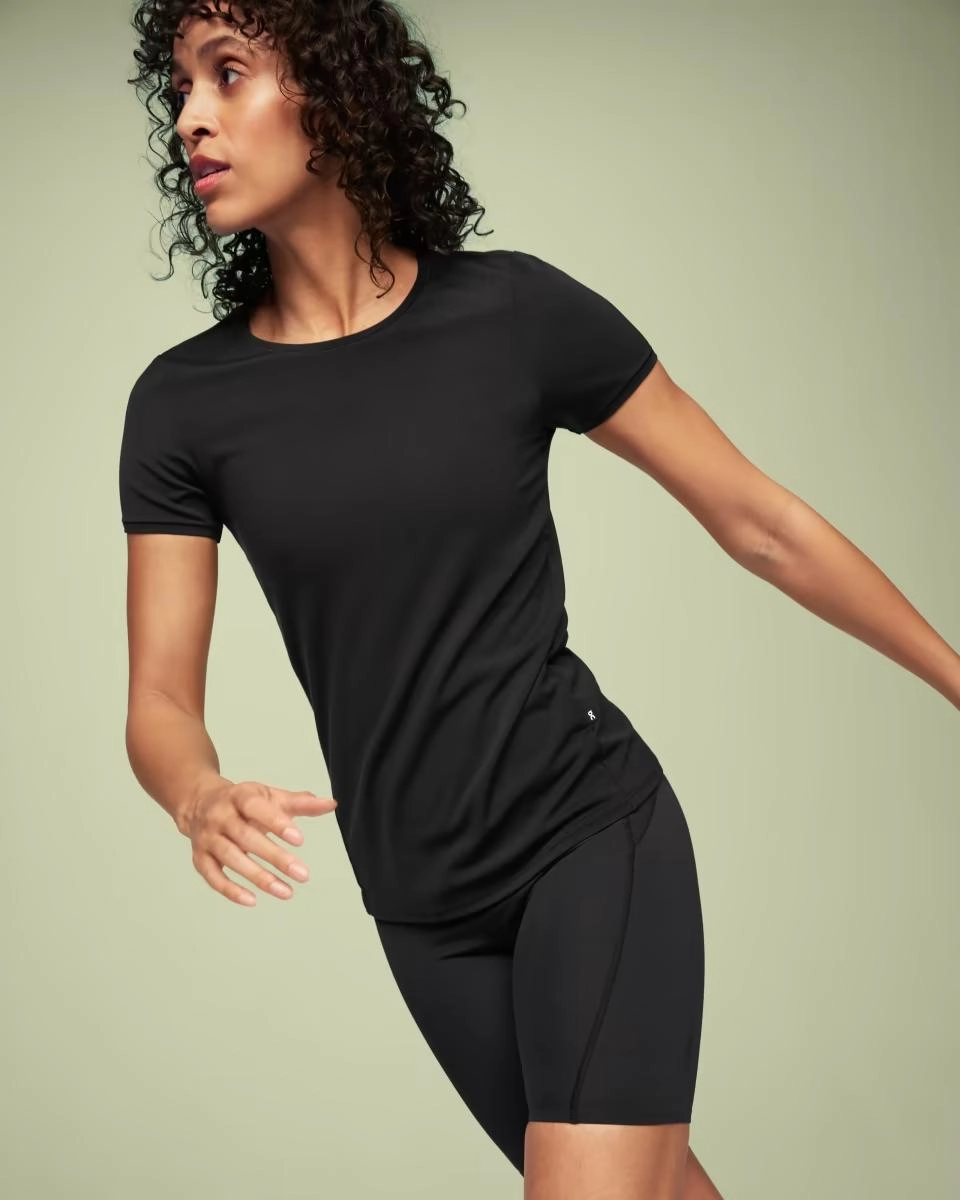 T-Shirt de sport On Running Femme Movement Black