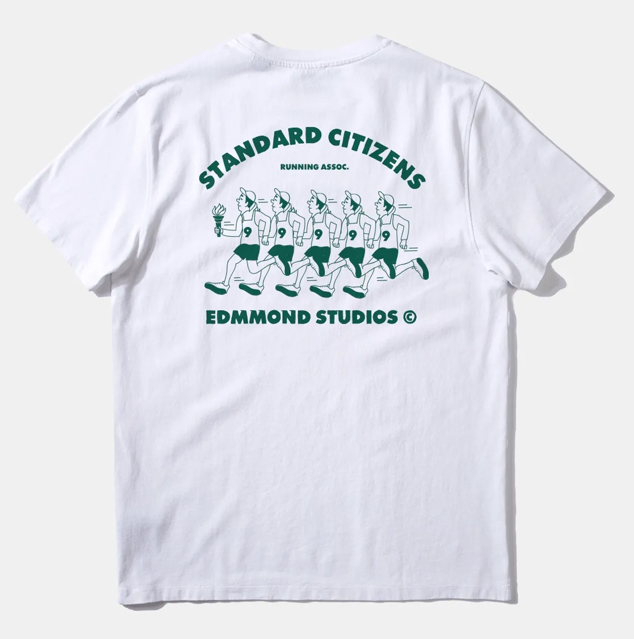 T-Shirt Edmmond Studios Homme Running Association White