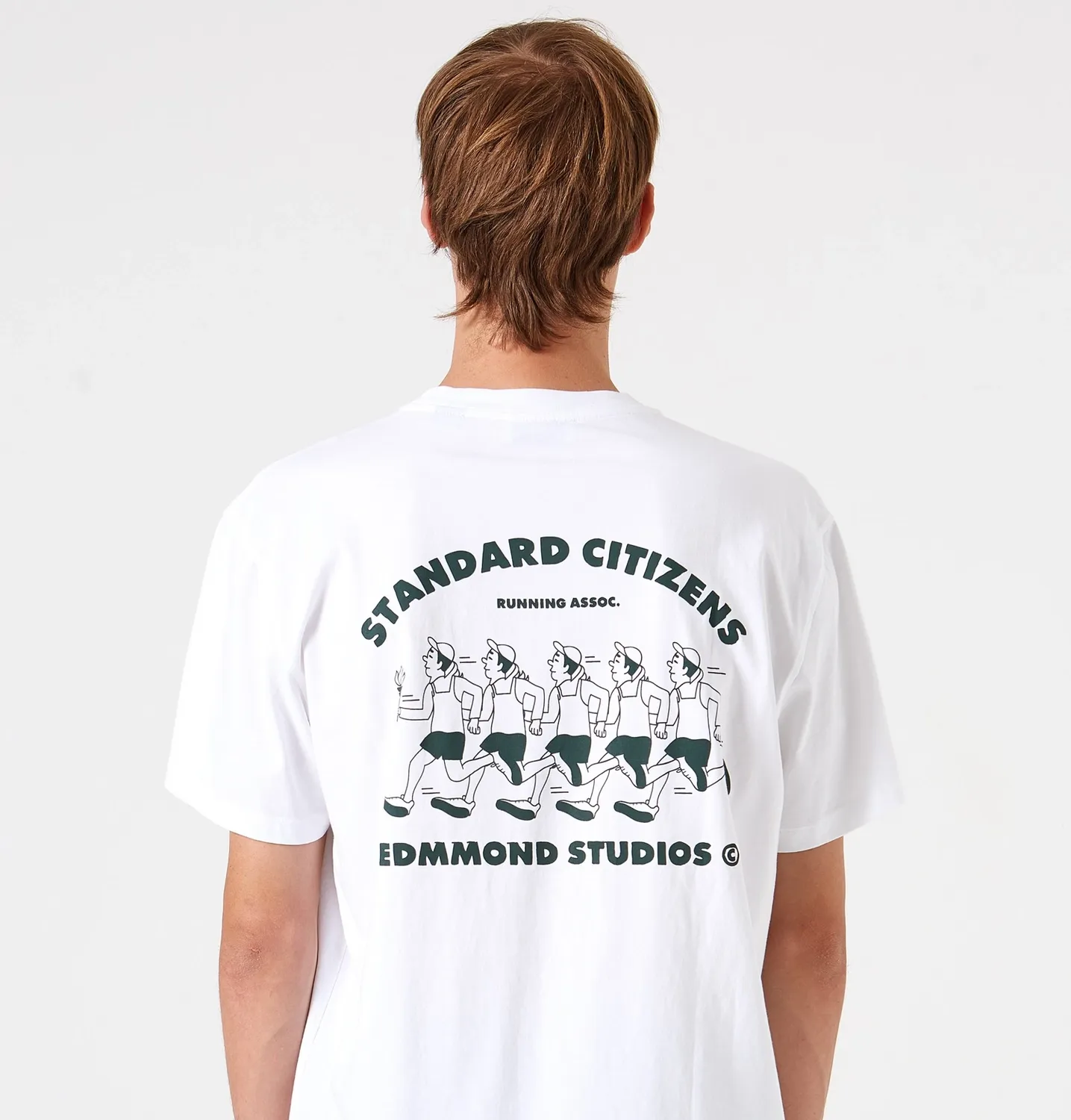 T-Shirt Edmmond Studios Homme Running Association White