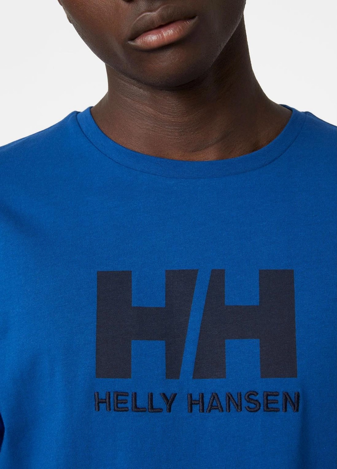 T-Shirt Helly Hansen Hommes Logo T-Shirt Deep Fjord