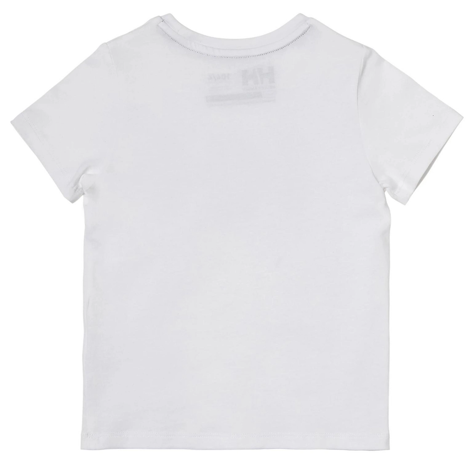 T-Shirt Helly Hansen Kids Logo T-Shirt Blanc