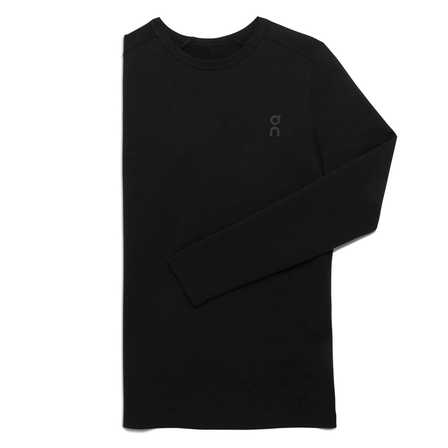 T-shirt Manches Longues On Running Homme Merino Long Black