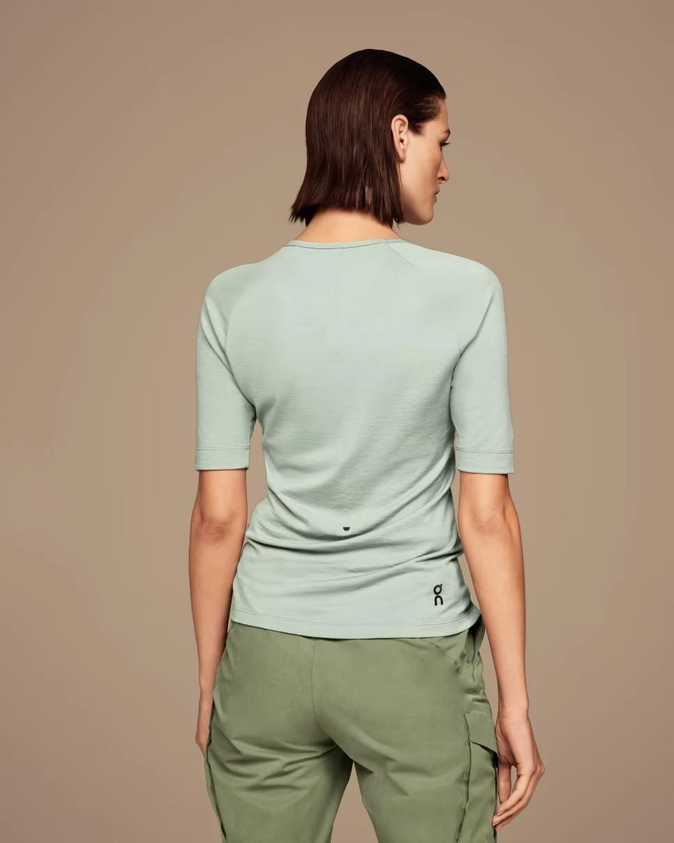 T-shirt On Running Femme Merino Moss