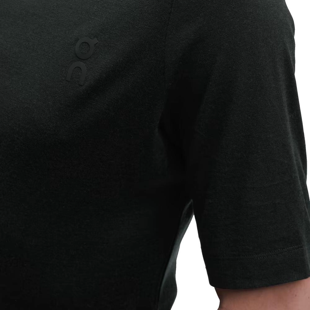 T-shirt On Running Homme Merino Black