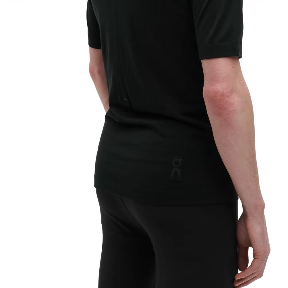 T-shirt On Running Homme Merino Black