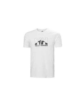 T-shirt par Montagne Helly Hansen Nord Graphic Homme White