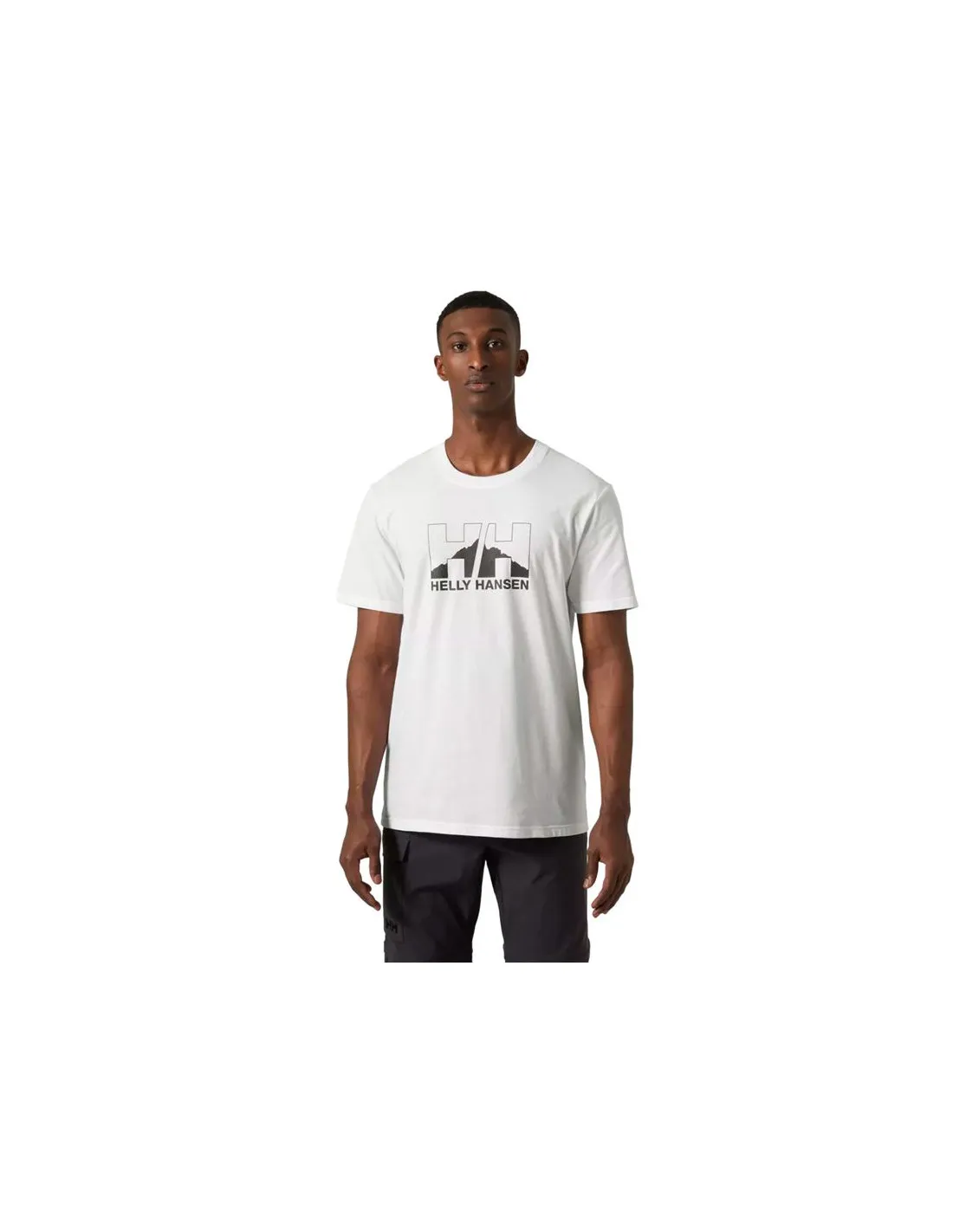 T-shirt par Montagne Helly Hansen Nord Graphic Homme White