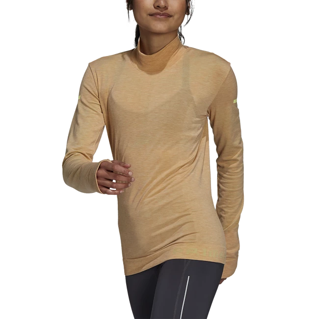 T-shirt pour femme adidas  Primeknit Running Ambient Blush Melange