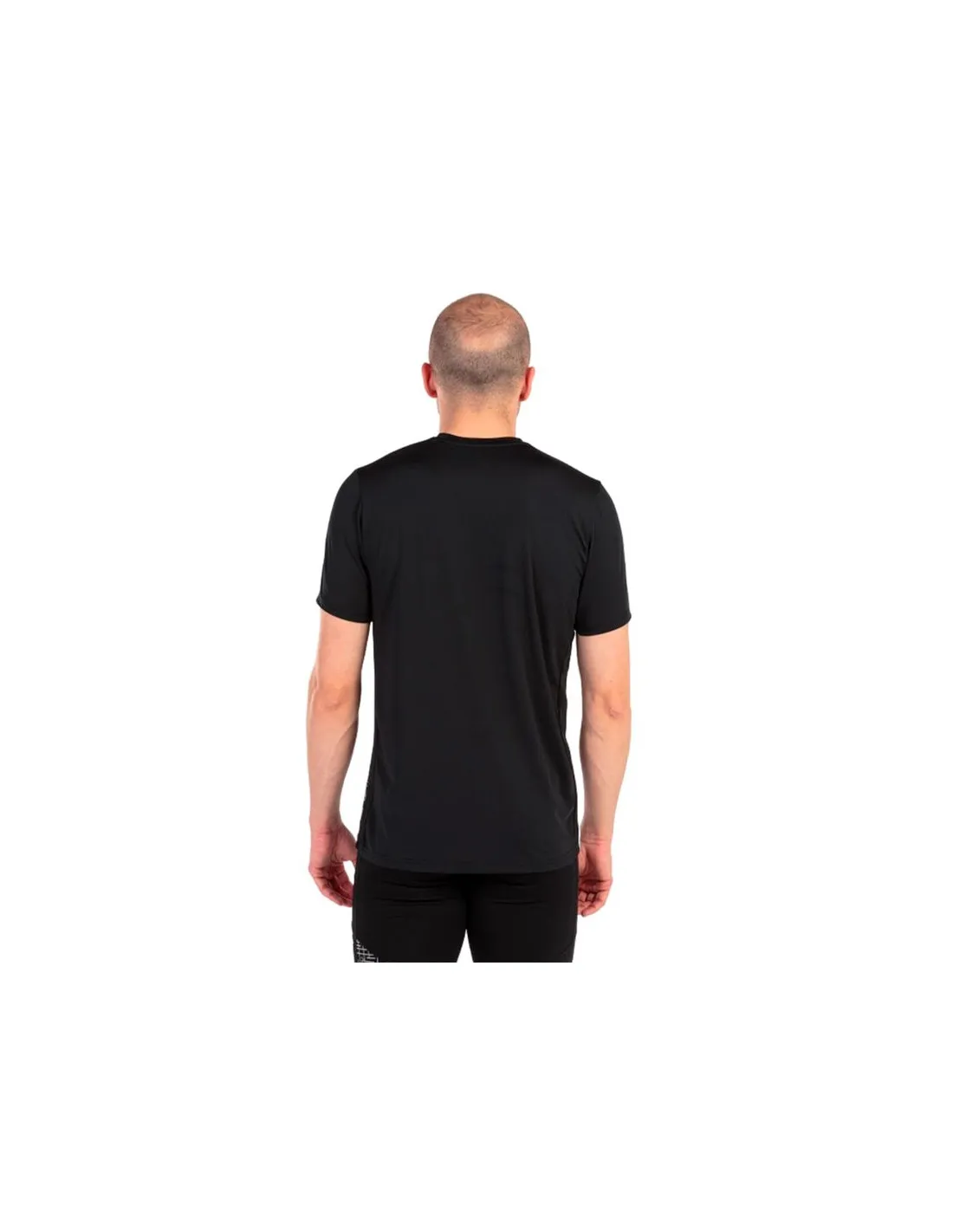 T-shirt Running Homme Manches courtes de Elite VIII Noir