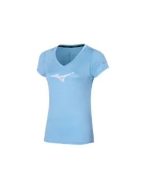 T-shirt Running Mizuno Femme De Impulse Core Rb Blue