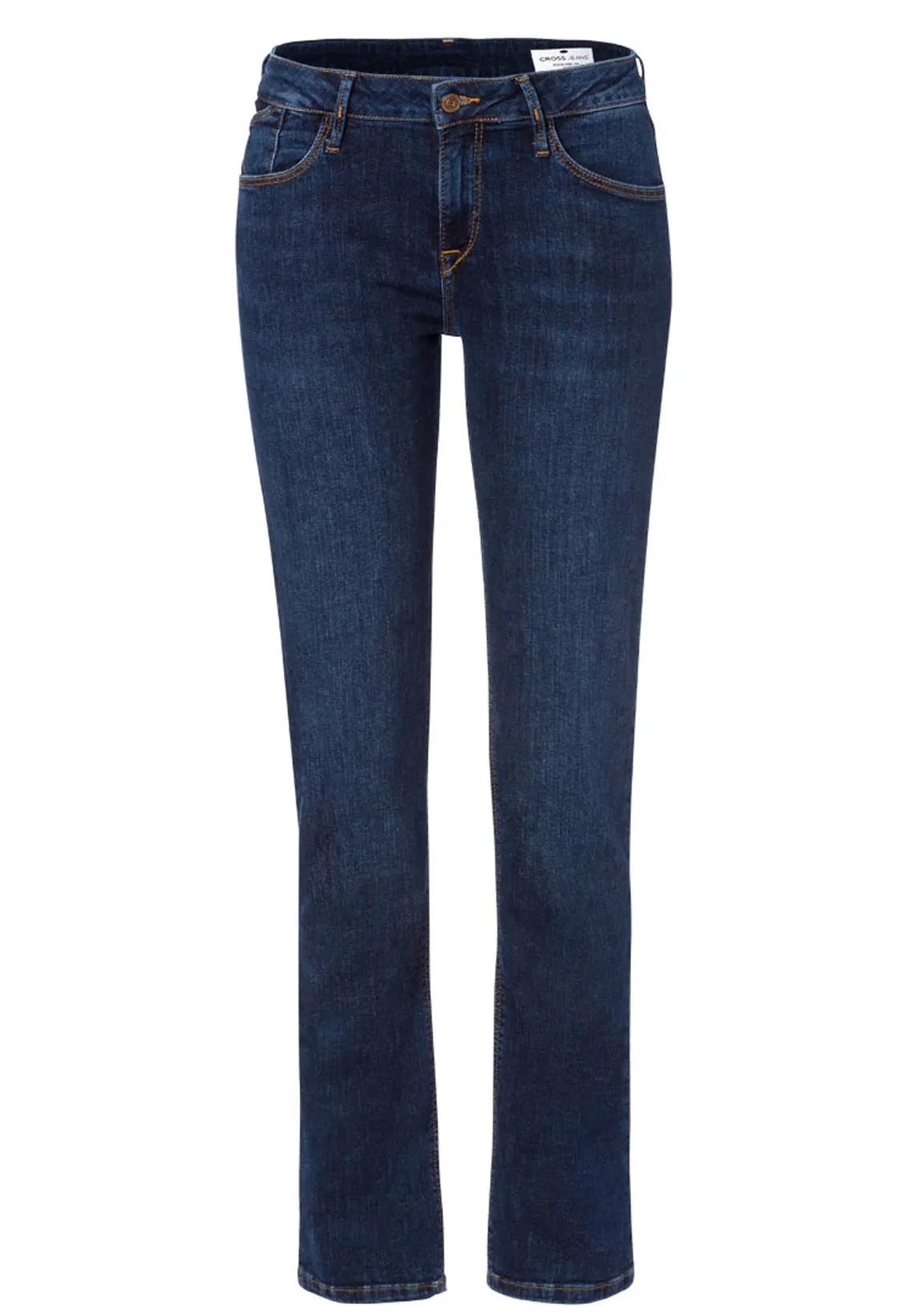 Tall Jean Rose Regular Fit Jambe Droite L36, bleu foncé