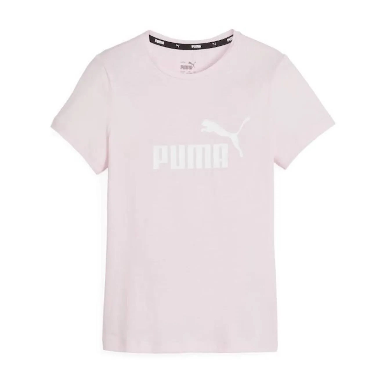 Tee Shirt Junior Puma Ess Logo - Rose rose - Puma